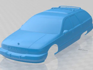 Buick Roadmaster Wagon 1991 afdrukbare carrosserieauto 3D printmodel