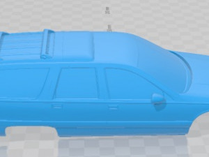 Buick Roadmaster Wagon 1991 Printable Body Car Modelo de Impressão 3D