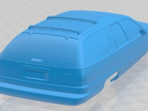 Buick Roadmaster Wagon 1991 Printable Body Car Modelo de Impressão 3D