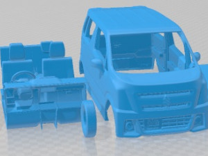Suzuki Wagon R Stingray Hybrid 2021 Printable Car 3D-Druckmodell