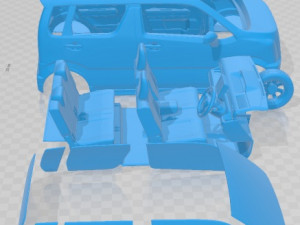 Suzuki Wagon R Stingray Hybrid 2021 Printable Car 3D-Druckmodell