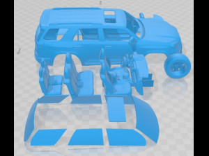Toyota 4Runner 2011 Printable Car 3D प्रिंट मॉडल