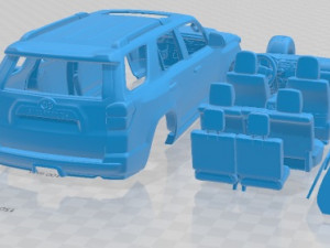 Toyota 4Runner 2011 Printable Car 3D प्रिंट मॉडल