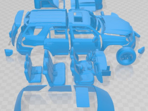 Toyota 4Runner 2011 Printable Car Modelo de Impressão 3D