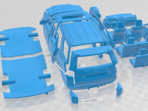 Toyota 4Runner 2011 Printable Car Modelo de Impressão 3D