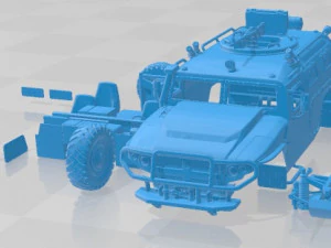 Gaz Tiger M 23115 Printable Car 3D Print Model
