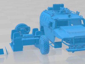 Gaz Tiger M 23115 Printable Car 3D Print Model