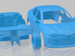 Toyota Camry LE Hybrid 2023 Printable Car 3Dプリントモデル