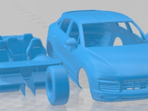 Porsche Cayenne GTS Coupe 2020 Printable Car Modelo de Impressão 3D