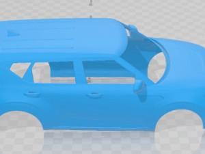 Kia Soul EV 2020 Printable Body Car 3D 프린트 모델
