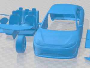 Sony Vision S 2020 Printable Car 3D Print Model