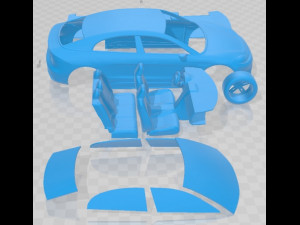 Sony Vision S 2020 Printable Car 3D 打印模型
