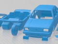Volkswagen Jetta 1984 Printable Car 3D प्रिंट मॉडल