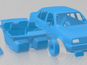 Volkswagen Jetta 1984 Printable Car Modelo de impresión 3D