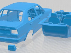 Volkswagen Jetta 1984 Printable Car 3D Print Model