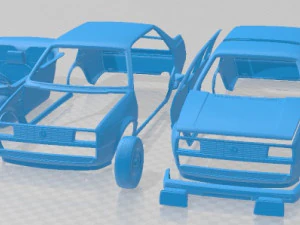 Carro para imprimir Volkswagen Jetta 1984 Modelo de Impressão 3D