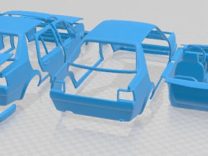 Volkswagen Jetta 1984 Printable Car 3D Print Model