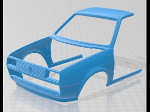 Volkswagen Jetta 1984 Printable Car Modelo de Impressão 3D