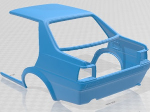 Volkswagen Jetta 1984 Printable Car Modelo de Impressão 3D