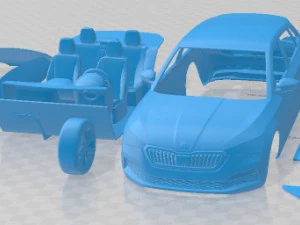 Auto stampabile Skoda Scala 2019 Modello di stampa 3D