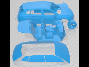 Skoda Scala 2019 Printable Car 3D Print Model