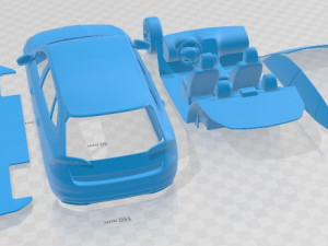 Skoda Scala 2019 Printable Car 3D Print Model