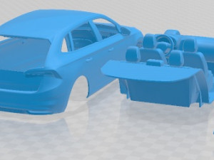 Skoda Scala 2019 Printable Car 3D Print Model