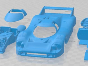 Porsche 917 LH 1971 Printable Car 3D Print Model