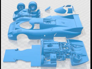 Porsche 917 LH 1971 Printable Car 3D Print Model