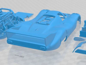 Porsche 917 LH 1971 Printable Car 3D Print Model