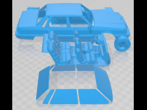 Hyundai Grandeur 1986 Printable Car Modelo de impresión 3D
