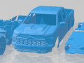 Chevrolet Silverado ZR2 2022 Printable Car 3D printmodel