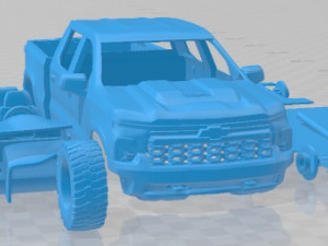 Chevrolet Silverado ZR2 2022 Printable Car 3D Print Model