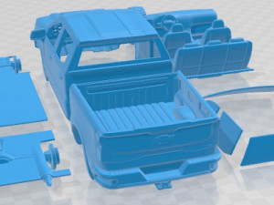 Chevrolet Silverado ZR2 2022 Printable Car 3D Print Model
