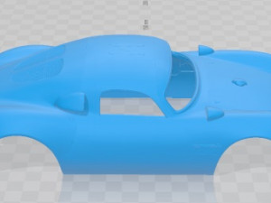 Porsche P 550 Vintech Tribute Printable Body Car 3D Baskı Modeli
