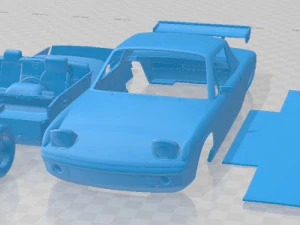 Porsche 914-6 1970 Coche imprimible Modelo de impresión 3D