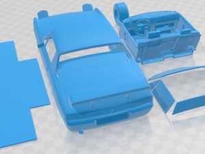 Porsche 914-6 1970 Printable Car 3Dプリントモデル
