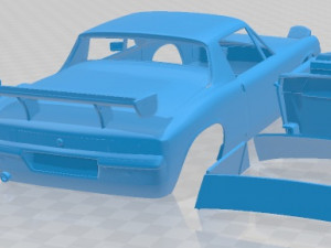 Porsche 914-6 1970 Printable Car 3Dプリントモデル
