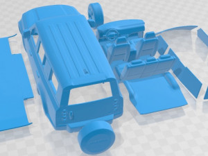 Land Rover Defender 130 2023 Printable Car 3D-Druckmodell