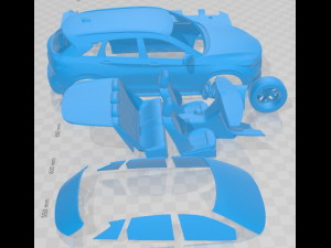 Infiniti QX50 2019 Printable Car 3D Print Model