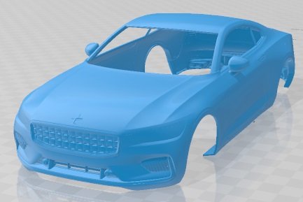 Polestar 1 2019 Printable Body Car 3D-Druckmodell .c4d .max .obj .3ds .fbx .stl .blend 