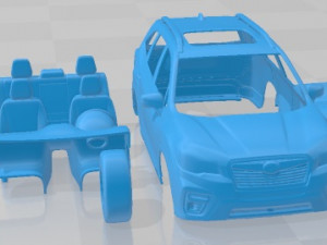 Subaru Forester 2019 Printable Car 3D Baskı Modeli