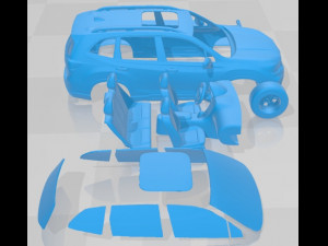 Subaru Forester 2019 Printable Car 3D Baskı Modeli