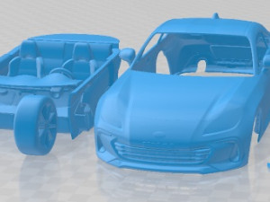 Subaru BRZ 2022 Printable Car 3D Print Model