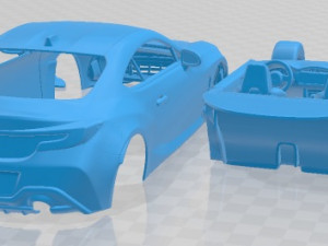 Subaru BRZ 2022 Printable Car 3D Print Model