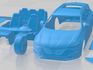 Renault Talisman Estate 2020 Printable Car Modelo de impresión 3D