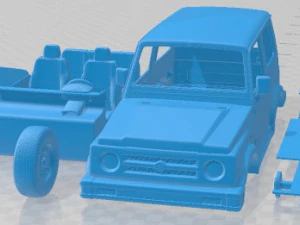 Coche Imprimible Suzuki Samurai 1996 Modelo de impresión 3D