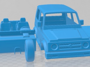 Suzuki Samurai 1996 Printable Car Modello di stampa 3D