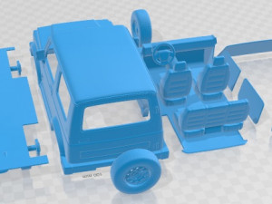 Suzuki Samurai 1996 Printable Car Modello di stampa 3D