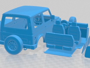 Suzuki Samurai 1996 Printable Car Modello di stampa 3D